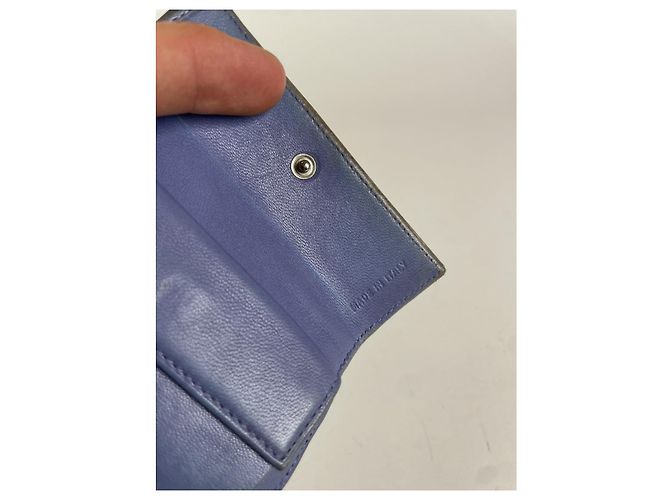 Prada Khaki Patent Leather Wallet - view 4