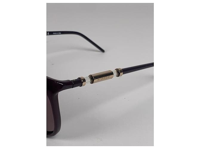 Occhiali da sole in plastica marroni Givenchy Marrone - vista 4