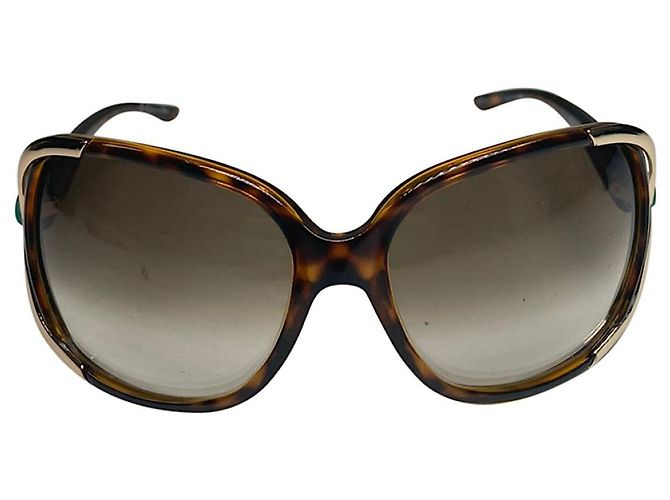Gafas de sol de plástico marrón Dior Castaño - vista 2