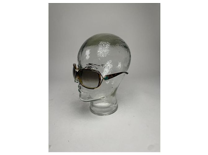 Gafas de sol de plástico marrón Dior Castaño - vista 3