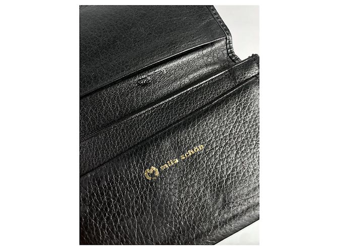 Autre Marque Borsa in pelle nera Mila Schön Concept Nero - vista 3