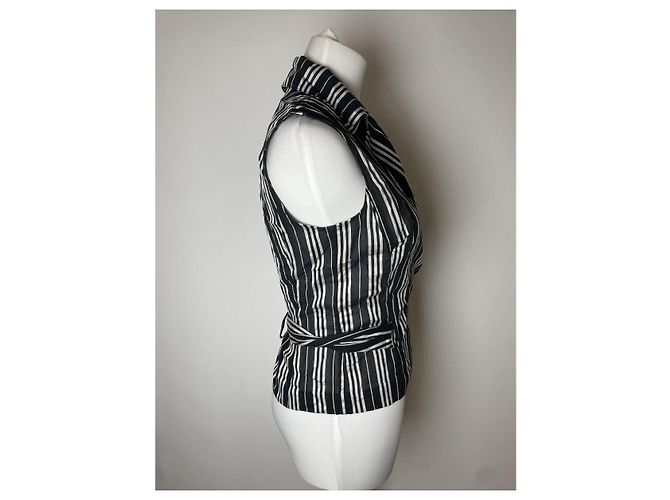 Abrigo trench de algodón negro Sandringham de Burberry - vista 2