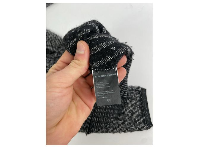 Anthrazitfarbene Wollkleid von Alexander Wang Anthrazitgrau - Ansicht 5