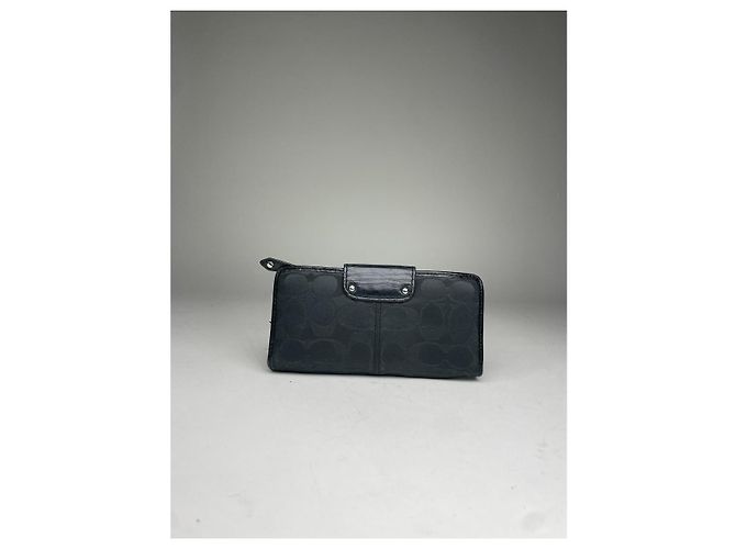 Coach Black Leather Wallet - view 2