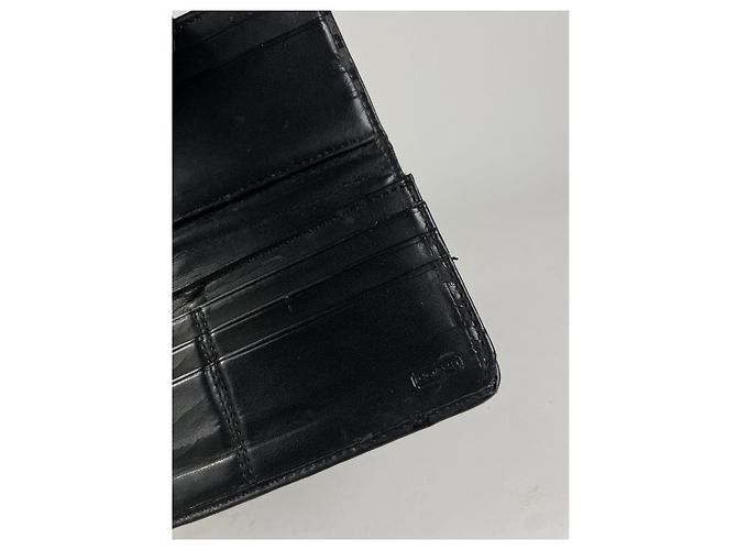 Coach Black Leather Wallet - view 4