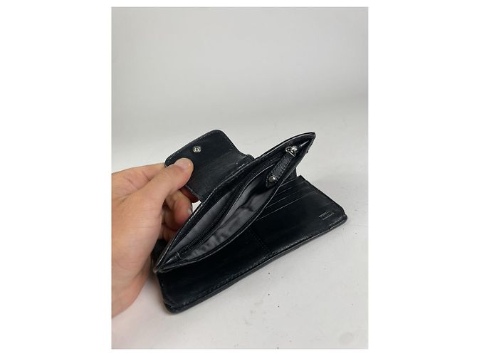 Coach Black Leather Wallet - view 5