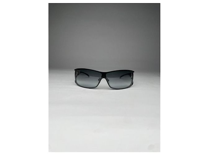 Occhiali da sole in metallo antracite Versace Grigio antracite - vista 3