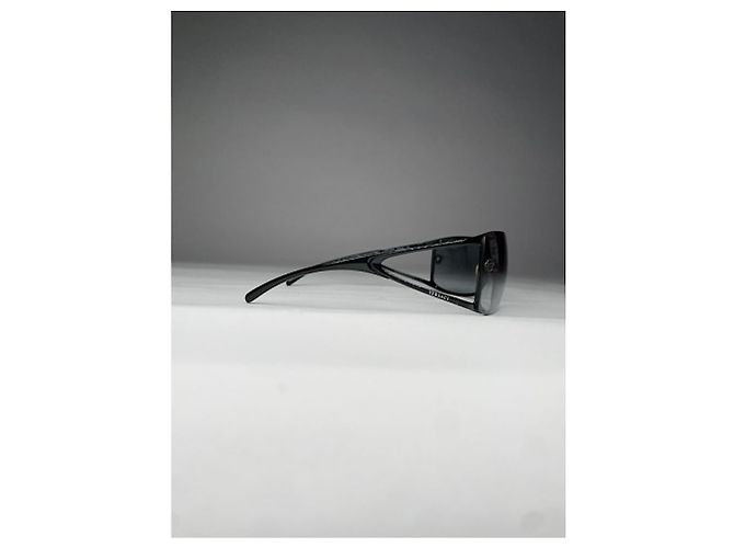 Occhiali da sole in metallo antracite Versace Grigio antracite - vista 4