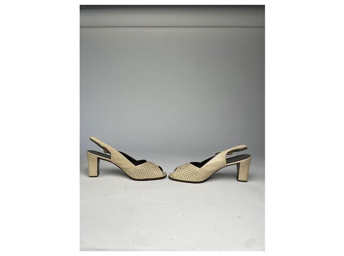 Dior Beiger Lederabsatz - Ansicht 5