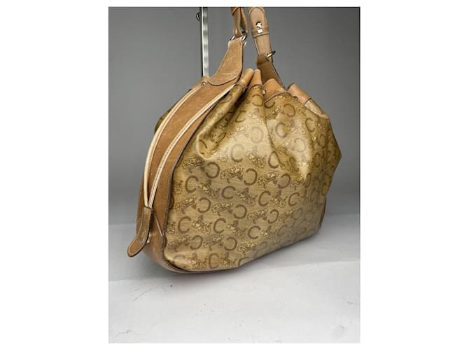 Céline Borsa a secchiello in pelle marrone Celine - vista 4