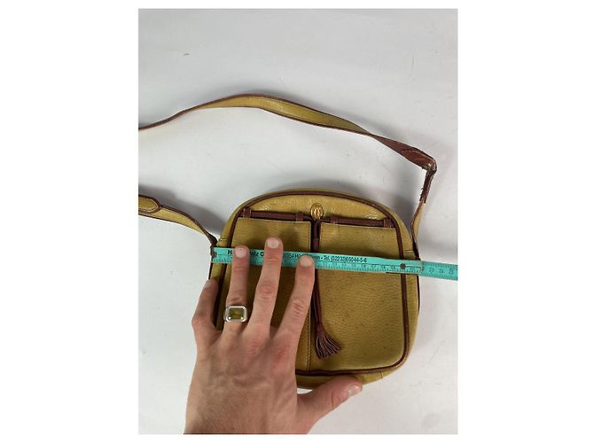 Borsa in pelle gialla Cartier Giallo - vista 5