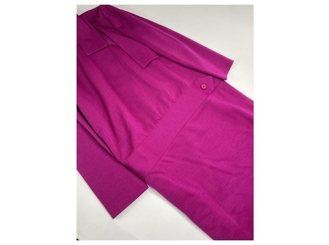 Trench coat de lã roxa Givenchy Roxo - vista 5