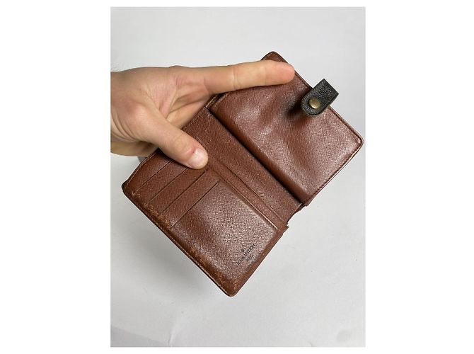 Cartera de cuero marrón Iris de Louis Vuitton Castaño - vista 3