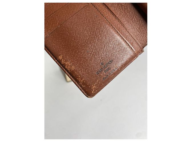 Cartera de cuero marrón Iris de Louis Vuitton Castaño - vista 4