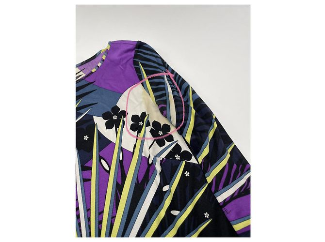 Abito in cotone multicolore Emilio Pucci - vista 4