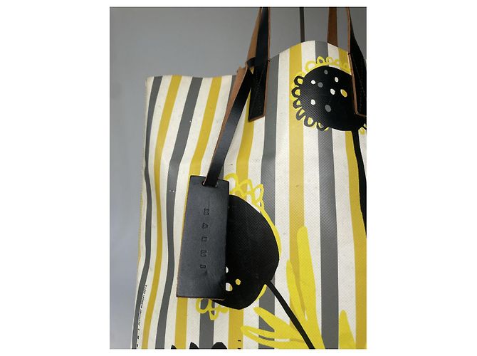Marni mehrfarbige Lederhandtasche Mehrfarben - Ansicht 5
