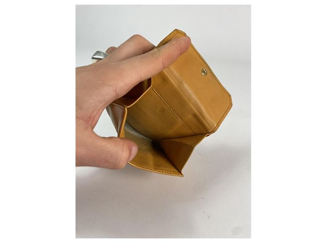 Cartera de cuero naranja Loewe Puzzle - vista 5