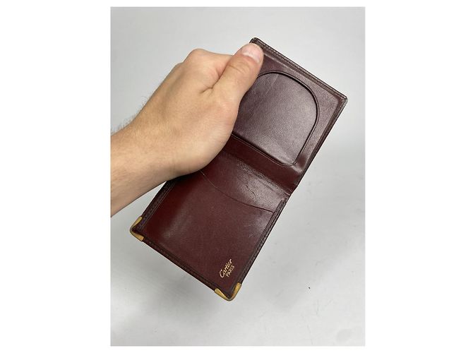 Cartier Bordeaux Lackleder Tasche - Ansicht 3