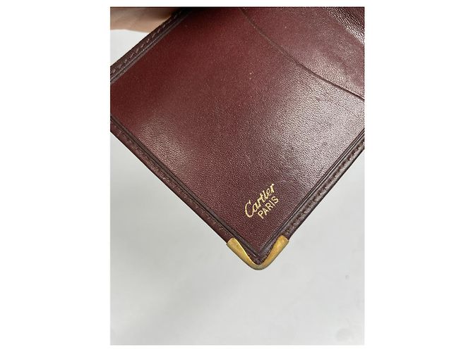 Cartier Bordeaux Lackleder Tasche - Ansicht 4