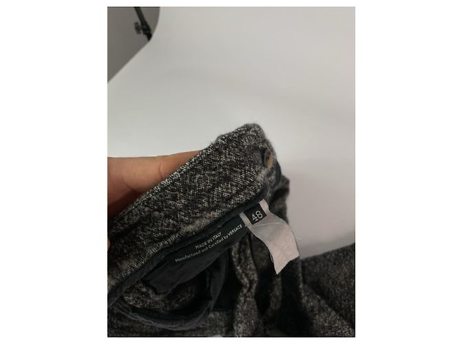 Calça de lã cinza Versace - vista 5