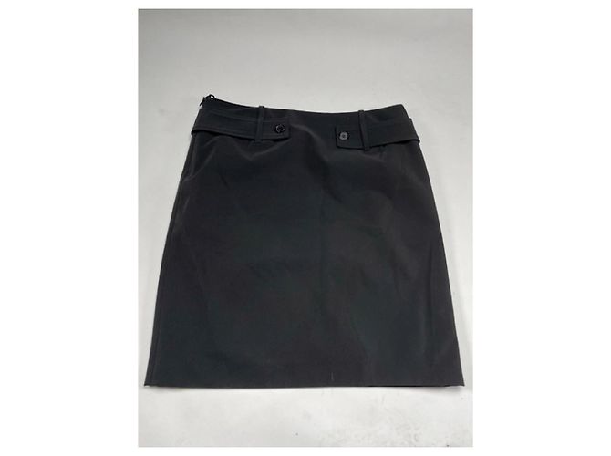 Gonna nera in cotone di Prada Nero - vista 2
