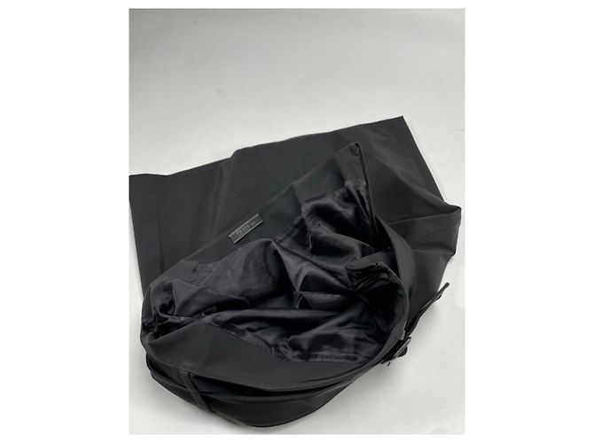 Gonna nera in cotone di Prada Nero - vista 4