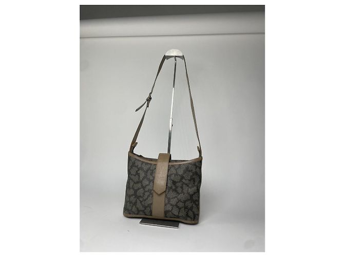 Bolsa de couro cinza Yves Saint Laurent - vista 5