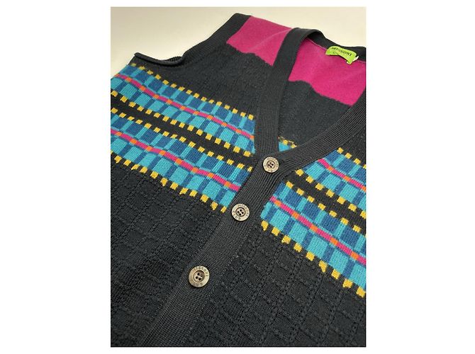 Missoni Suéter e Moletom de Algodão Preto - vista 3
