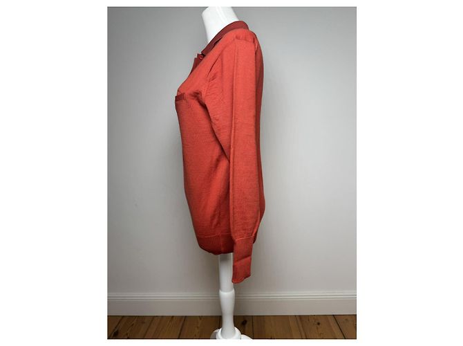Dior J'Adior Malha de Algodão Vermelha Vermelho - vista 3