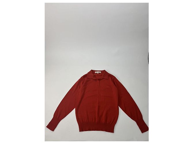 Dior J'Adior Malha de Algodão Vermelha Vermelho - vista 5