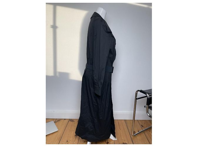 Abrigo trench de algodón negro Jean Paul Gaultier - vista 3