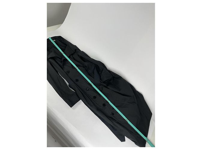 Abrigo trench de algodón negro Jean Paul Gaultier - vista 5