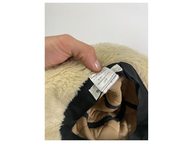Cappello di lana beige Balenciaga - vista 3