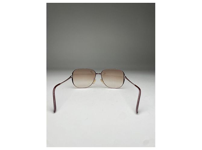 Gafas de sol de metal rosa Balenciaga - vista 3