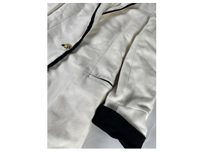 Abrigo de lana blanca Gianni Versace Blanco - vista 5