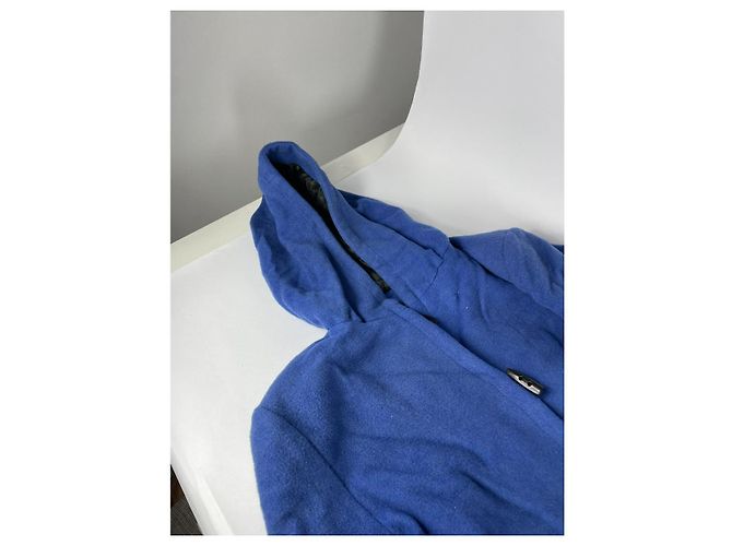 Abrigo de algodón azul Yves Saint Laurent - vista 3
