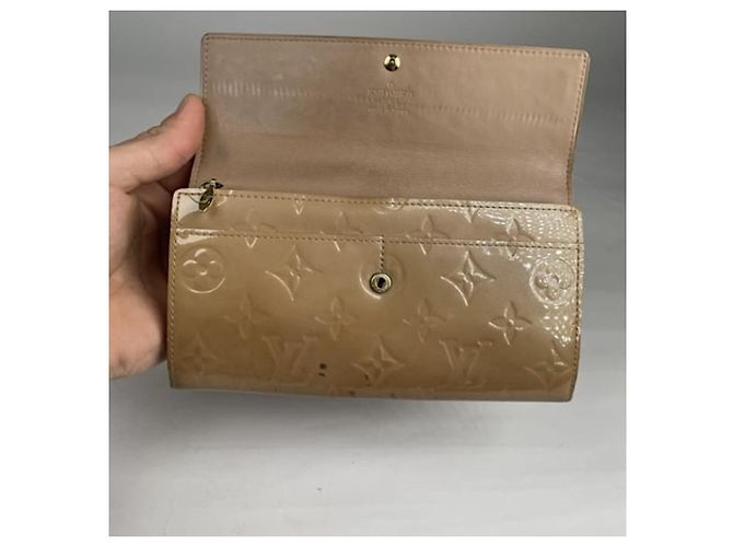 Cartera de cuero marrón Alexandra de Louis Vuitton Castaño - vista 3