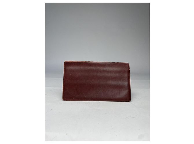 Bolso de cuero patentado burdeos de Cartier - vista 4
