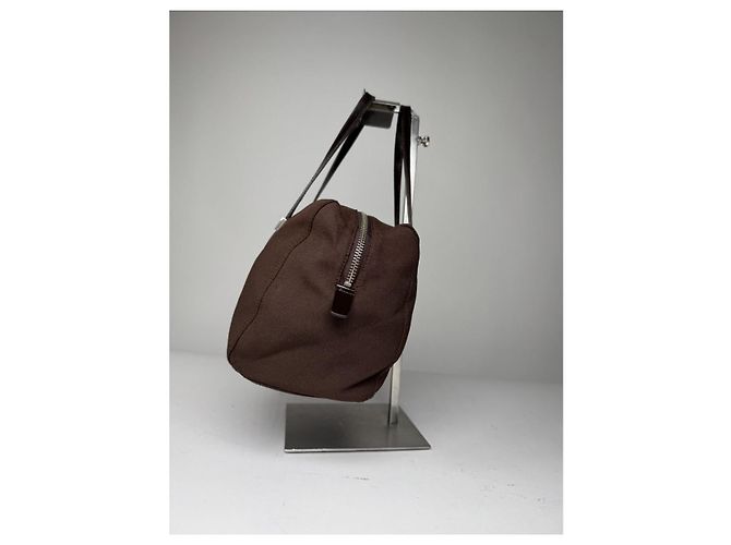 Bolso de mano de algodón marrón Givenchy 4G Castaño - vista 2