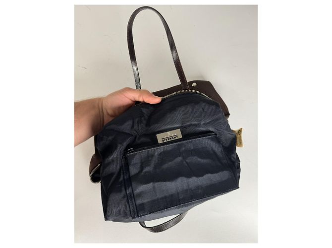 Bolso de mano de algodón marrón Givenchy 4G Castaño - vista 3
