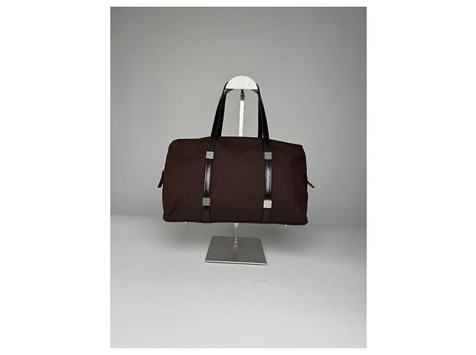 Bolso de mano de algodón marrón Givenchy 4G Castaño - vista 5