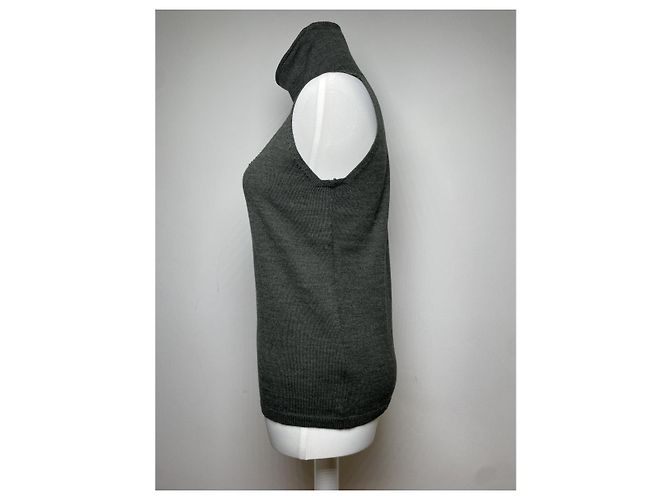 MCM Suéter de Lana Gris - vista 2