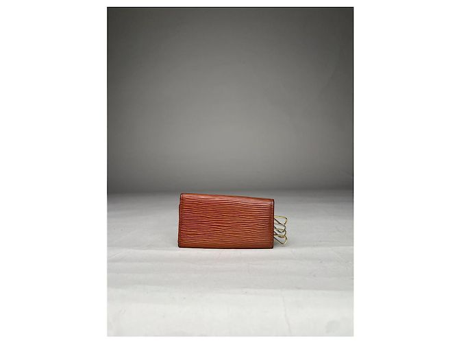 Borsa in pelle arancione Lockme di Louis Vuitton - vista 2