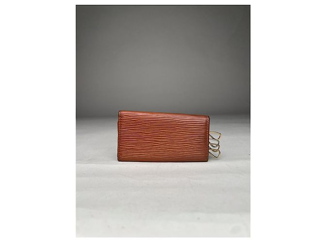 Borsa in pelle arancione Lockme di Louis Vuitton - vista 3