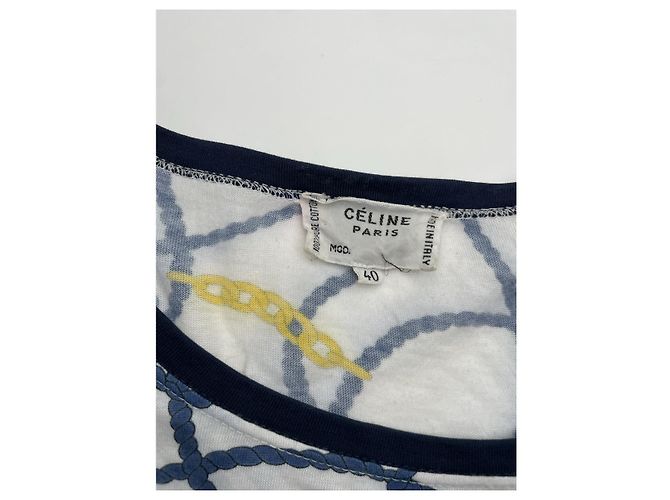 Céline Top in cotone multicolore Celine - vista 4