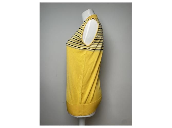 Top de algodón amarillo J'Adior de Dior - vista 3