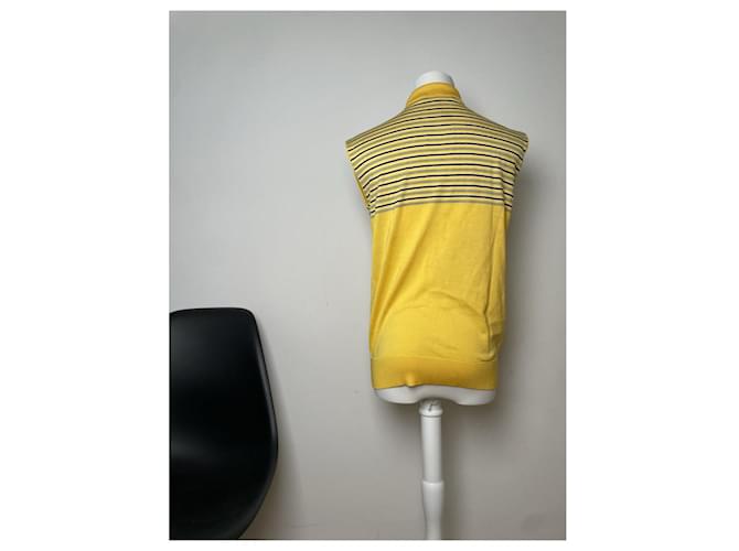 Top de algodón amarillo J'Adior de Dior - vista 4