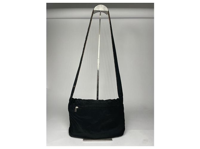 Bottega Veneta schwarze Polyester-Handtasche - Ansicht 3
