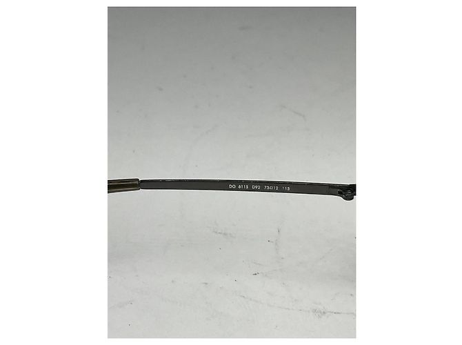 Dunkelgraue Metallsonnenbrille von Dolce & Gabbana Anthrazitgrau - Ansicht 3