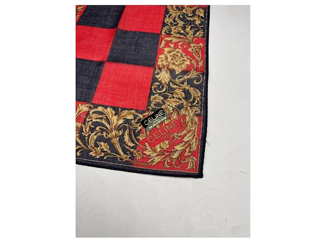 Céline Celine Multicolor Seidenhandkerchief Mehrfarben - Ansicht 3